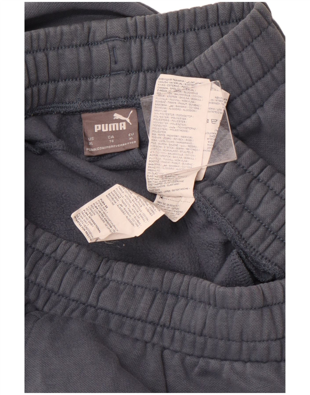 PUMA Herren Trainingshose Jogger XL Grau Baumwolle