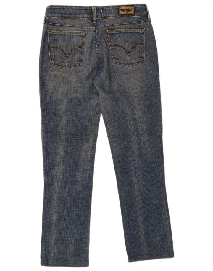 Levi's Damen 570 Straight Jeans W32 L31 Blaue Baumwolle