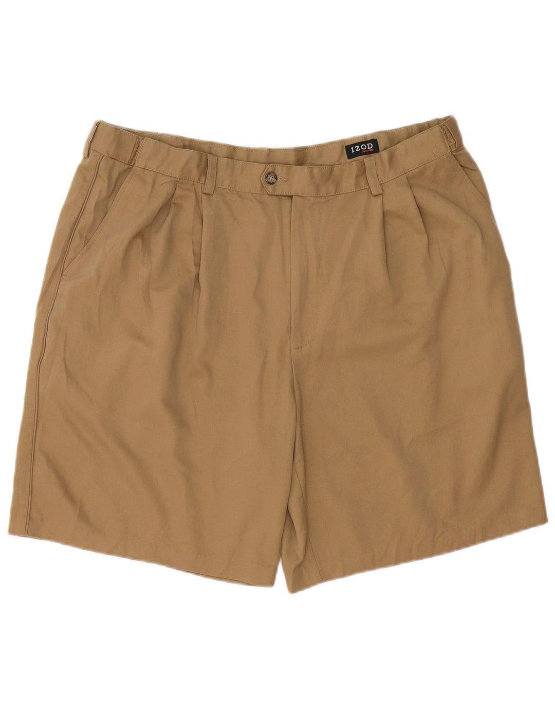 IZOD Herren Pegged Chino Shorts W40 XL Beige Polyester