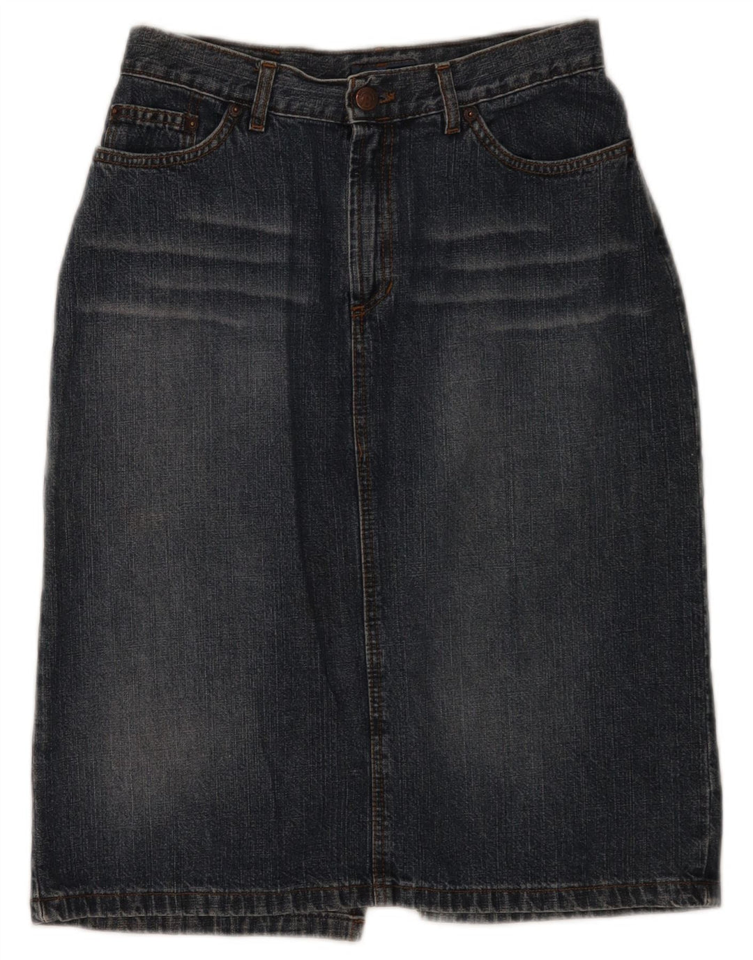 Bandolli Damen Jeansrock EU 40 Medium W26 Blaue Baumwolle