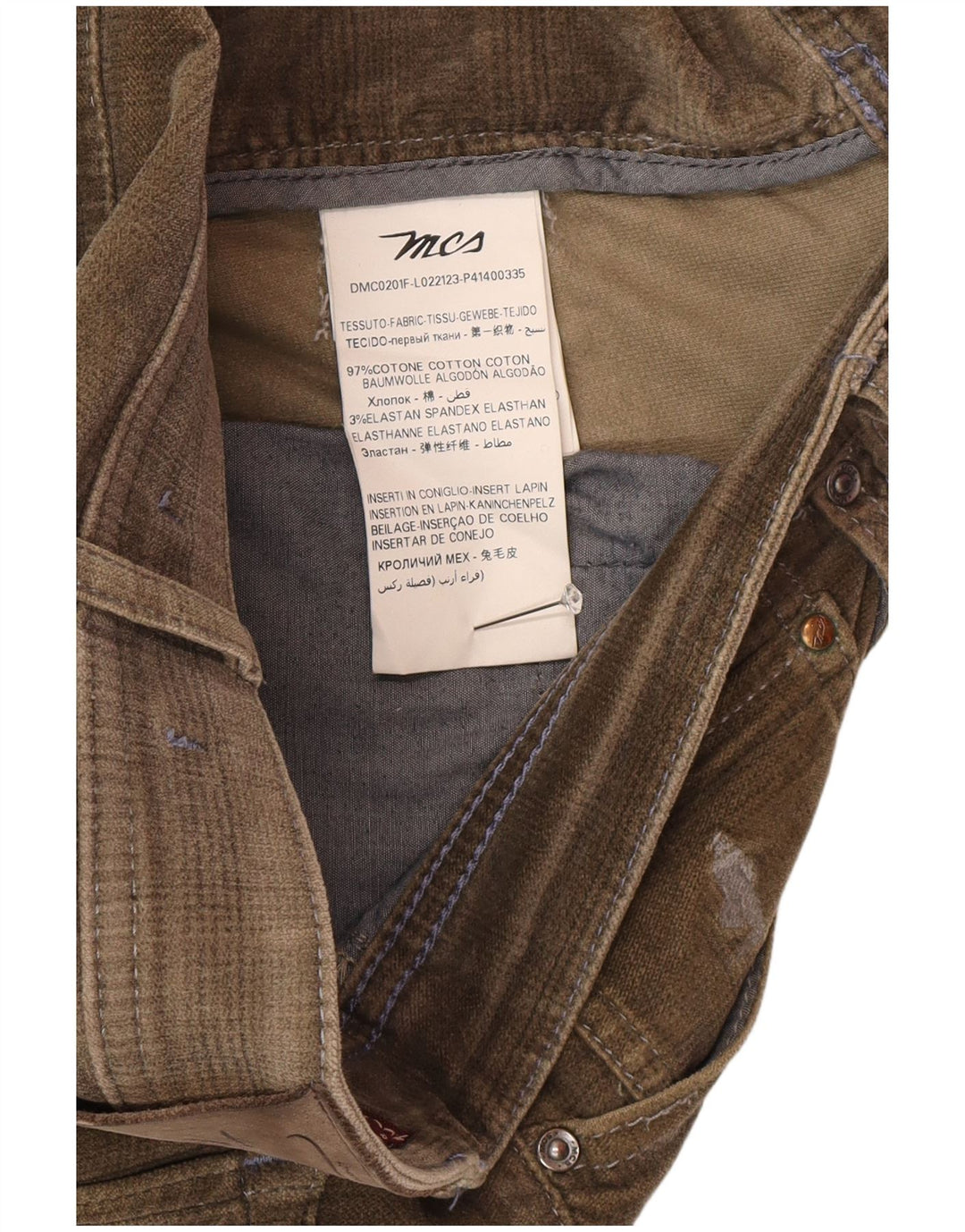 Marlboro Classics Herren-Freizeithose in normaler, schmaler Passform, W31, L34, Braun