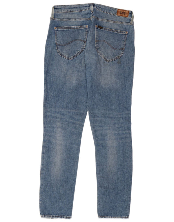 Lee Damen Elly Slim Straight Jeans W31 L29 Blaue Baumwolle