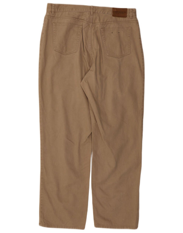 Ralph Lauren Damen Gerade Freizeithose US 16 Large W34 L30 Beige