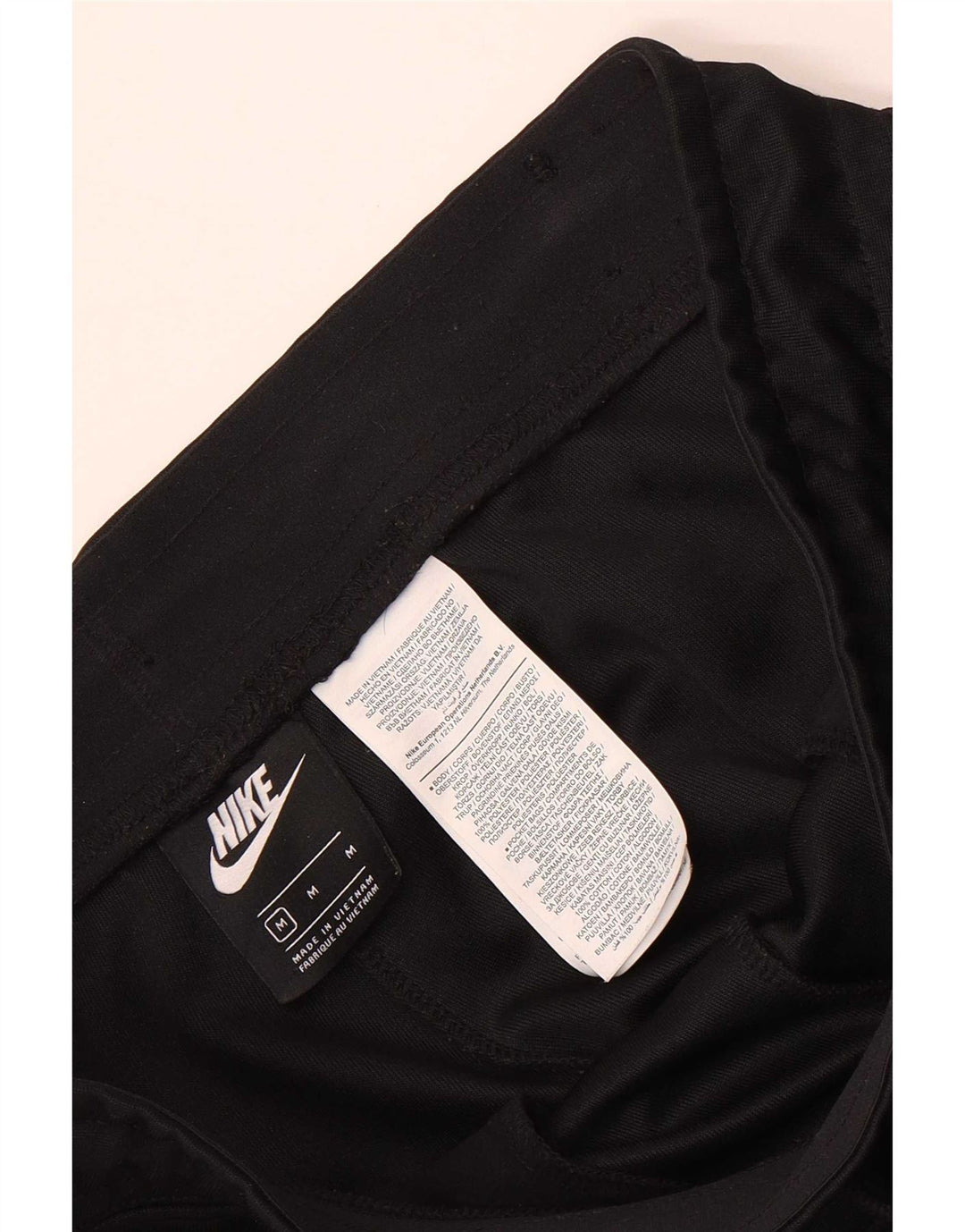 Nike Herren-Trainingshose mit Grafik, mittelgroß, schwarz, Polyester