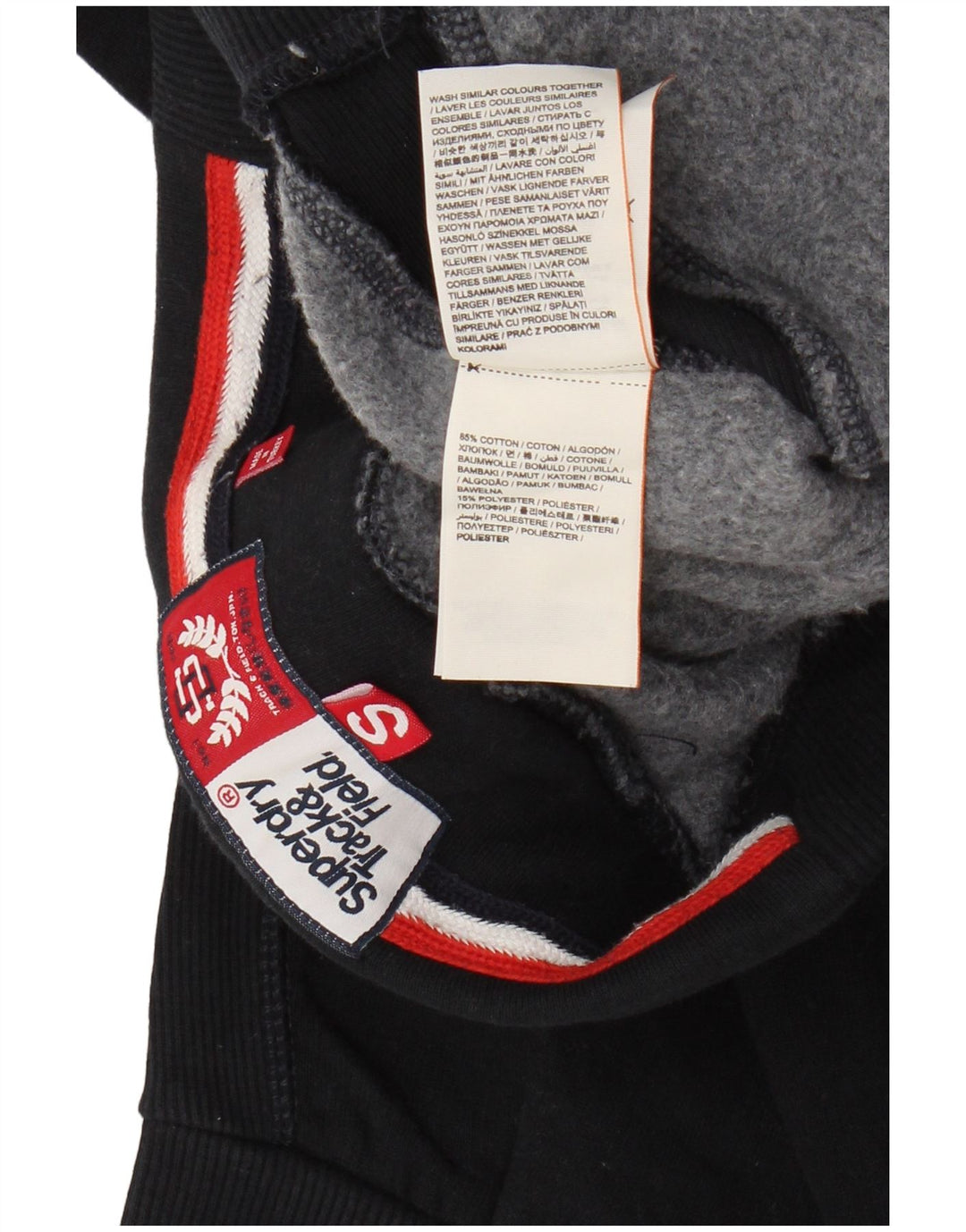 SUPERDRY Damen-Trainingsanzughose mit Grafik, Größe S, Marineblau, UK 10