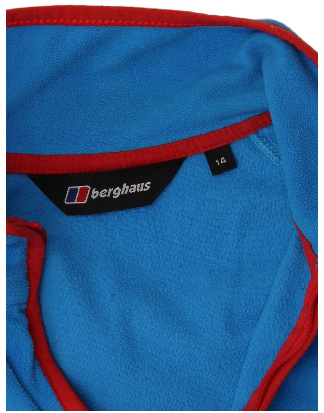 Berghaus Damen-Fleecepullover mit Reißverschluss, UK 14, Größe L, Blau