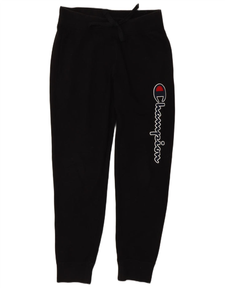 CHAMPION Herren-Trainingsanzug mit Grafik, Jogginghose, Größe S, Schwarz, Baumwolle