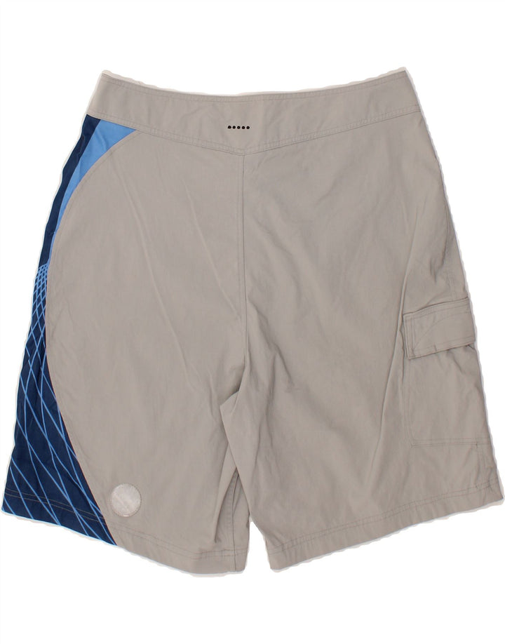 NIKE Mens Sport Shorts Medium Grey Colourblock Nylon Vintage Nike and Second-Hand Nike from Messina Hembry 