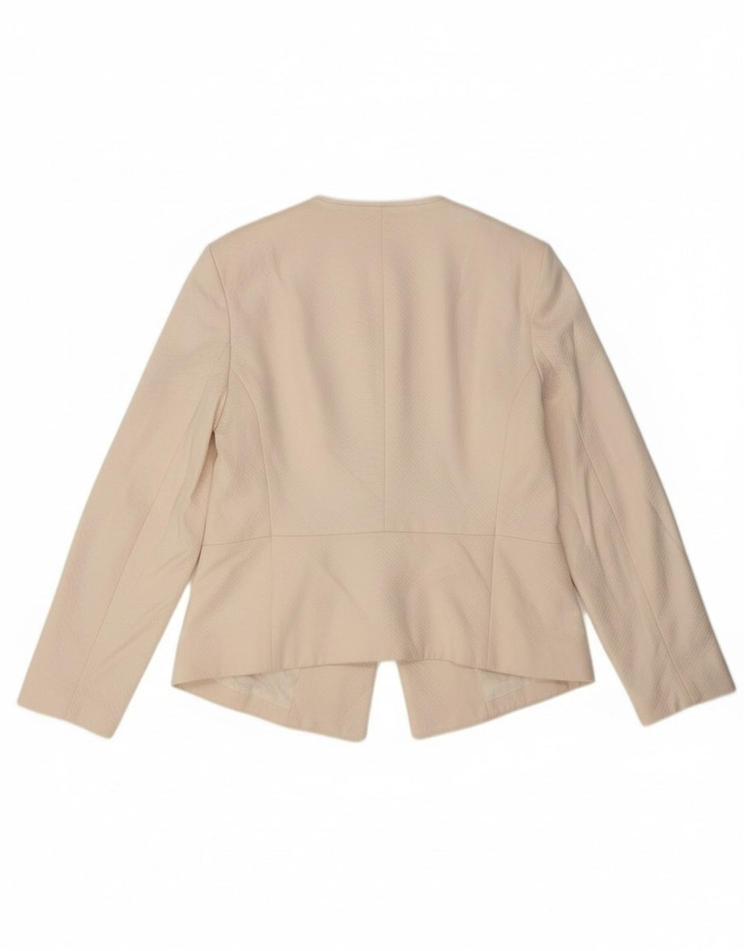 Offene Blazerjacke für Damen von Topshop, Gr. 44, groß, cremefarben, mit Tiermuster