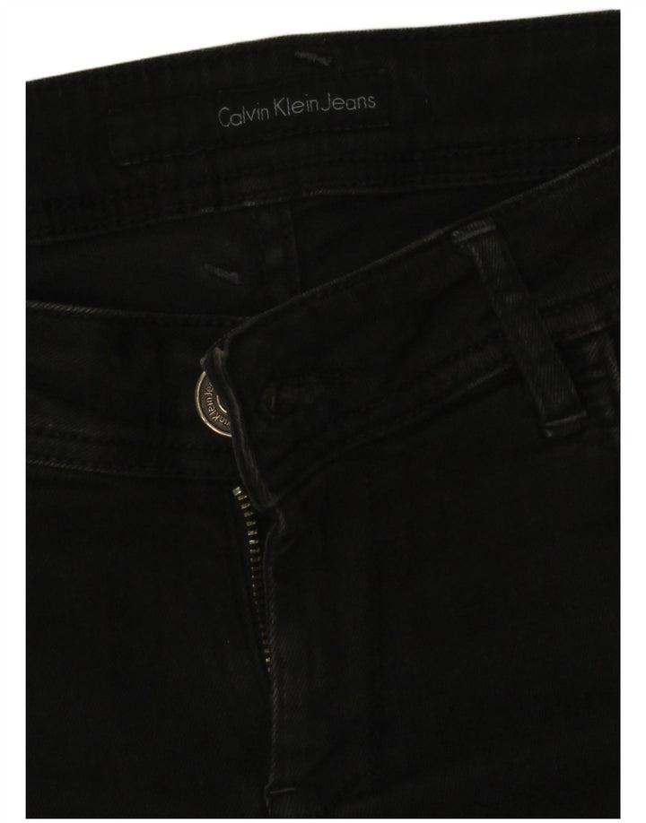 Calvin Klein Damen Skinny Jeans W28 L30 Schwarz