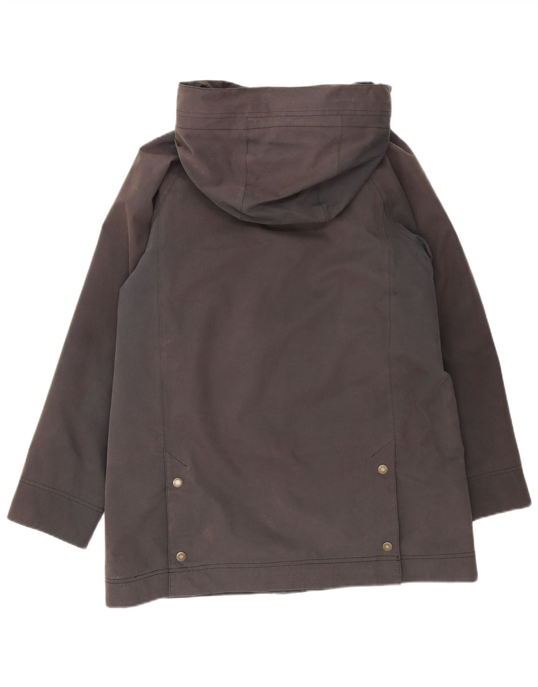 Barbour Damen-Parka mit Kapuze, übergroß, Gr. 10, Größe S, grau, Baumwolle
