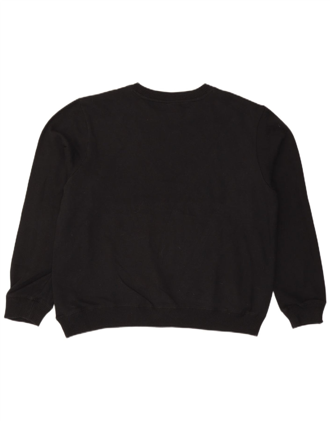STARTER Übergroßer Damen-Sweatshirt-Pullover, UK 18, XL, schwarze Baumwolle