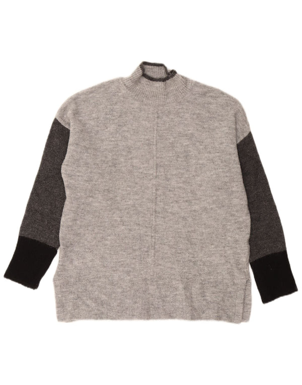 Marks & Spencer Rollkragenpullover für Damen, Gr. 14, Mittelgrau