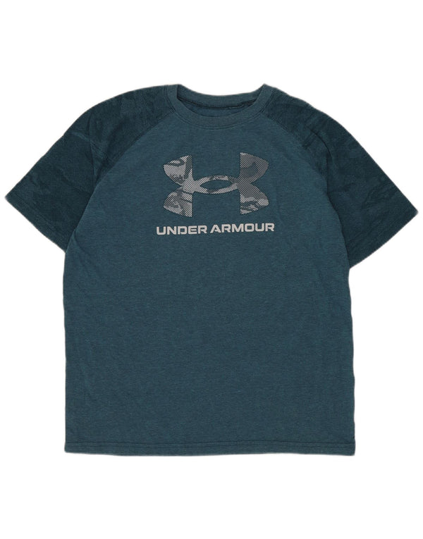 Under Armour Jungen-T-Shirt mit Grafik, 11–12 Jahre, Größe L, Blau