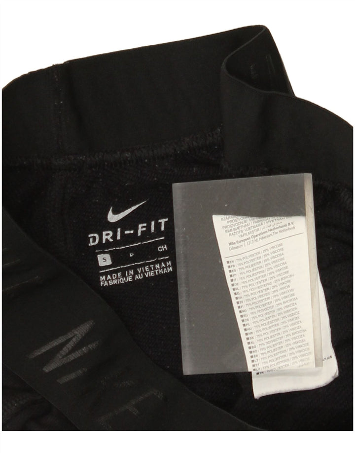 NIKE Damen Dri Fit Graphic Trainingshose UK 10 Small Schwarz