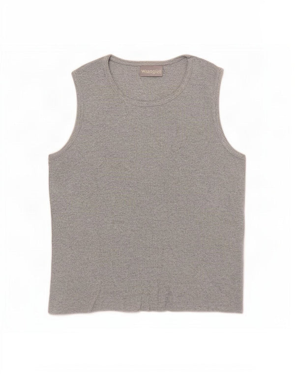 Wrangler Womens Vest Top UK 14 Large Grey