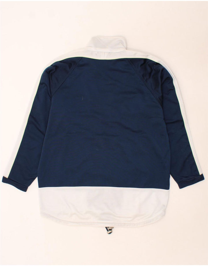 LOTTO Womens Oversized Tracksuit Top Jacket UK 12 Medium Navy Blue Vintage Lotto and Second-Hand Lotto from Messina Hembry 