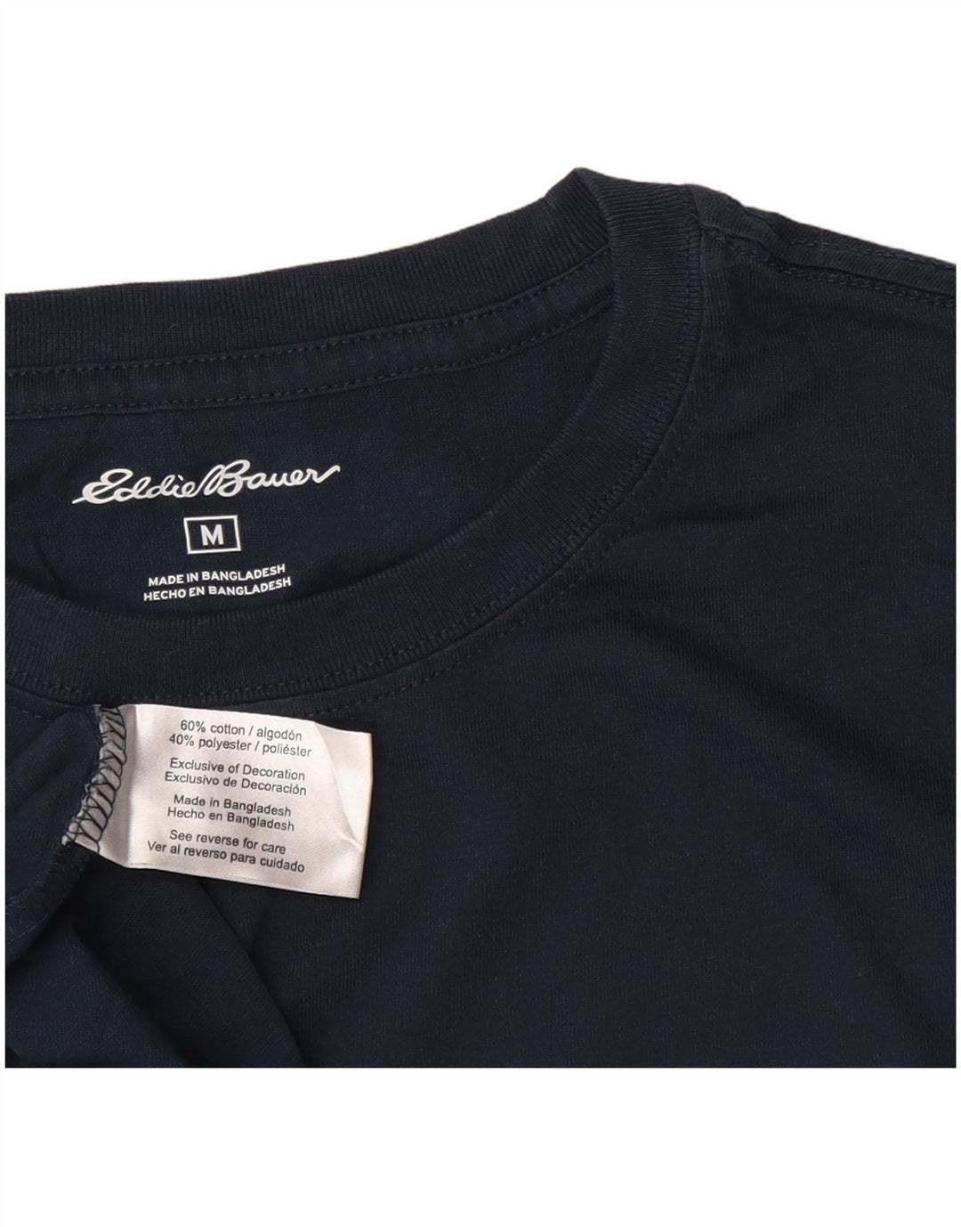 Eddie Bauer Herren-T-Shirt mit Grafik, mittlere Marineblau-Baumwolle