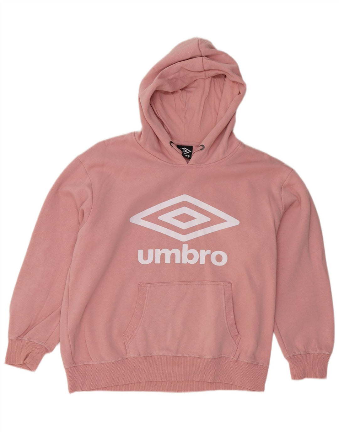 Umbro Herren-Kapuzenpullover mit Grafik, Mittelrosa, Baumwolle