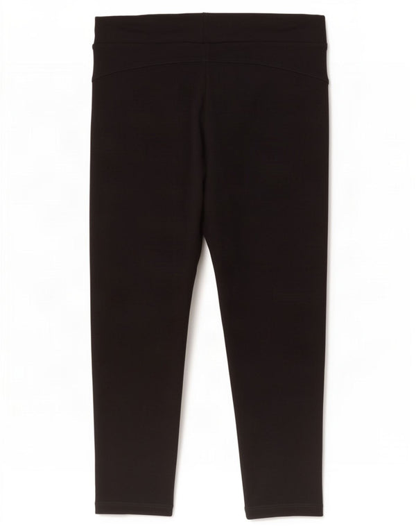 Marks & Spencer Womens Autograph Crop Leggings UK 16 Large Black Viscose