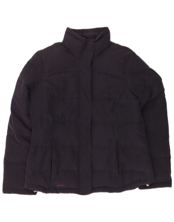JOULES Wattierte Damenjacke UK 14 Large Marineblau Polyester