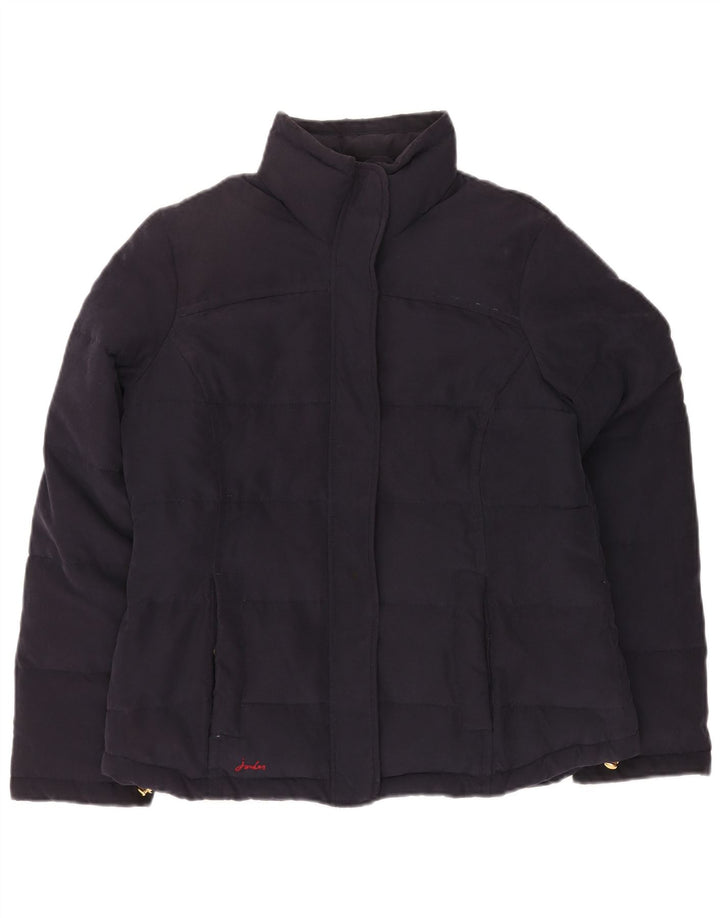 JOULES Wattierte Damenjacke UK 14 Large Marineblau Polyester