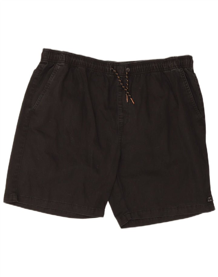 Billabong Herren Chinoshorts W36 Große schwarze Baumwolle