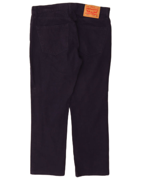 Levi's Herren 511 Slim Freizeithose W32 L27 Marineblaue Baumwolle