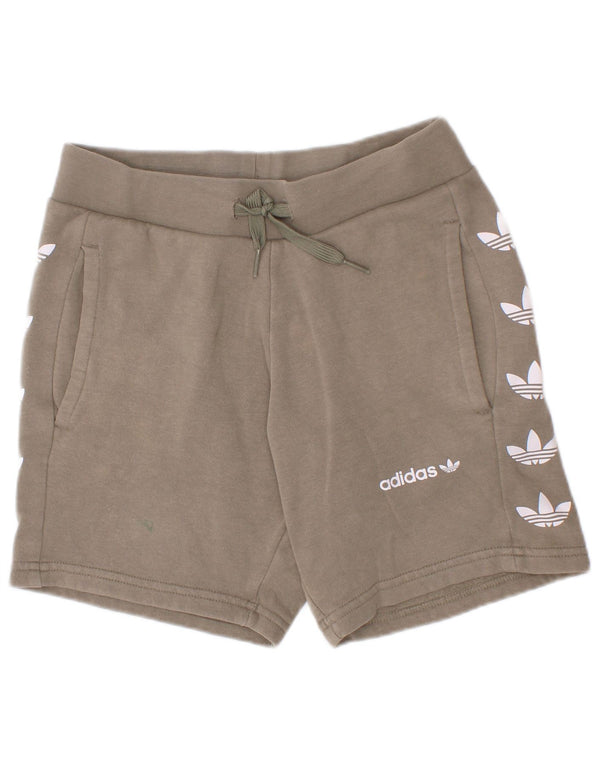 Adidas Jungen Graphic Sport Shorts 6–7 Jahre Khaki Baumwolle