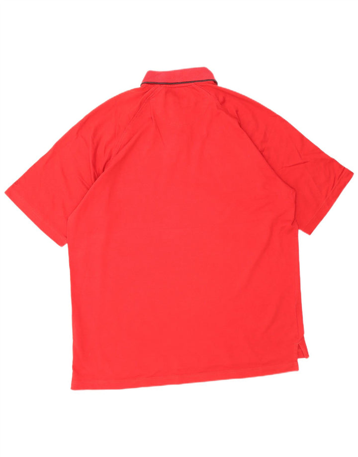 IZOD Herren-Poloshirt, groß, rote Baumwolle