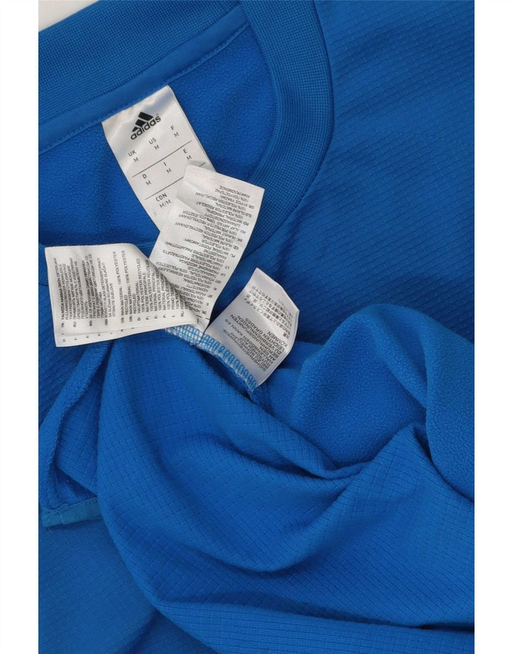 Adidas Herren Climawarm Top Langarm Mittelblaues Polyester