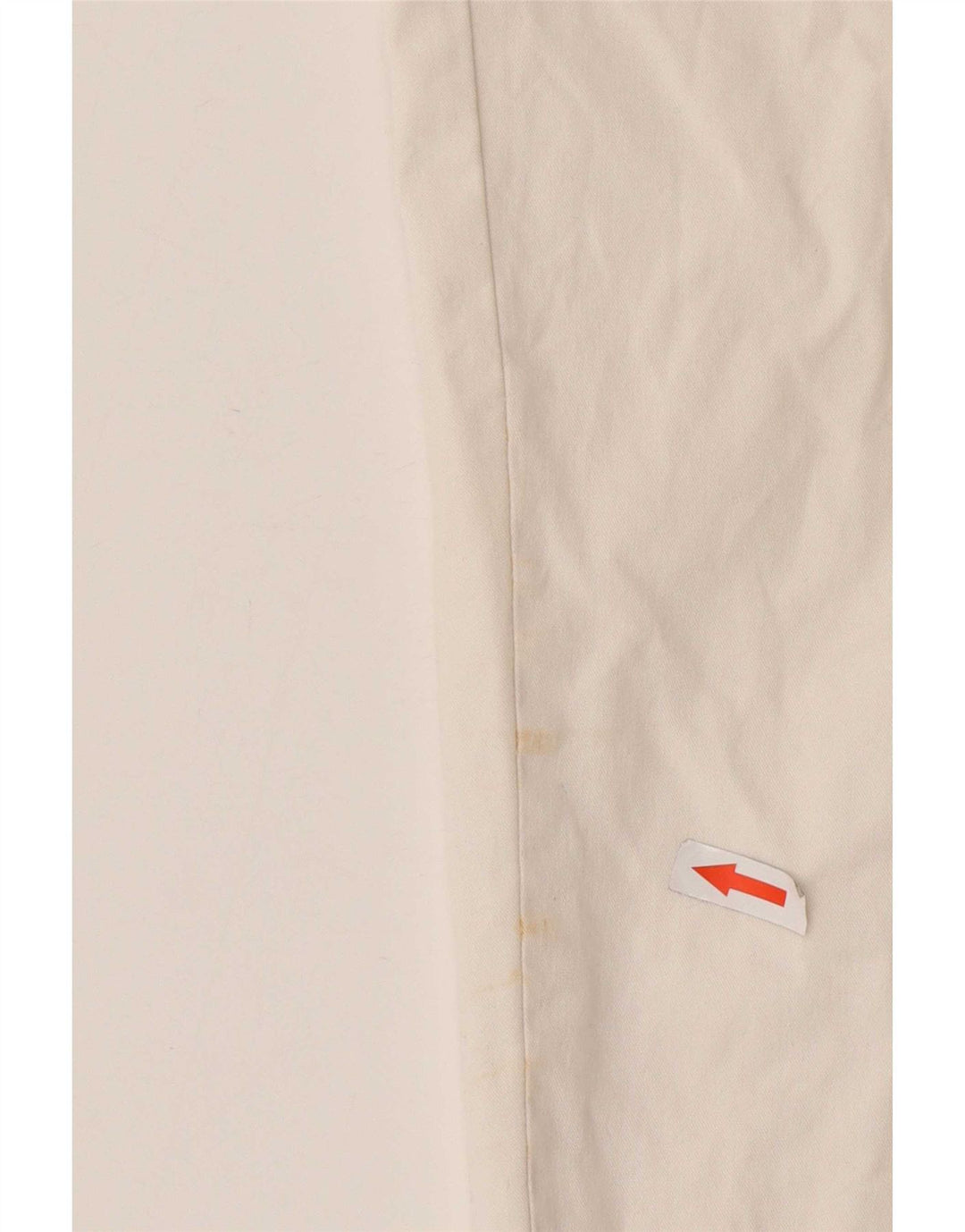 Zara Slim Chino-Hose für Damen, Größe M, W32, L30, weiße Baumwolle