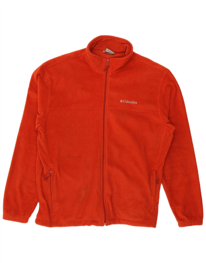 Columbia Herren Fleecejacke UK 42 XL Orange Polyester
