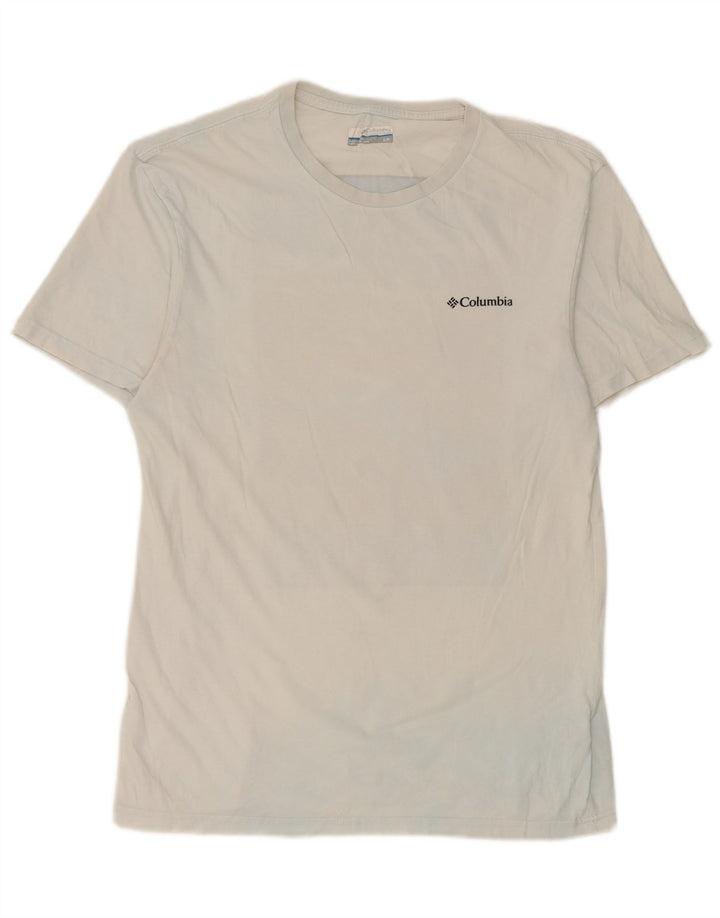 Columbia Herren-T-Shirt mit Grafik, Größe S, weiße Baumwolle