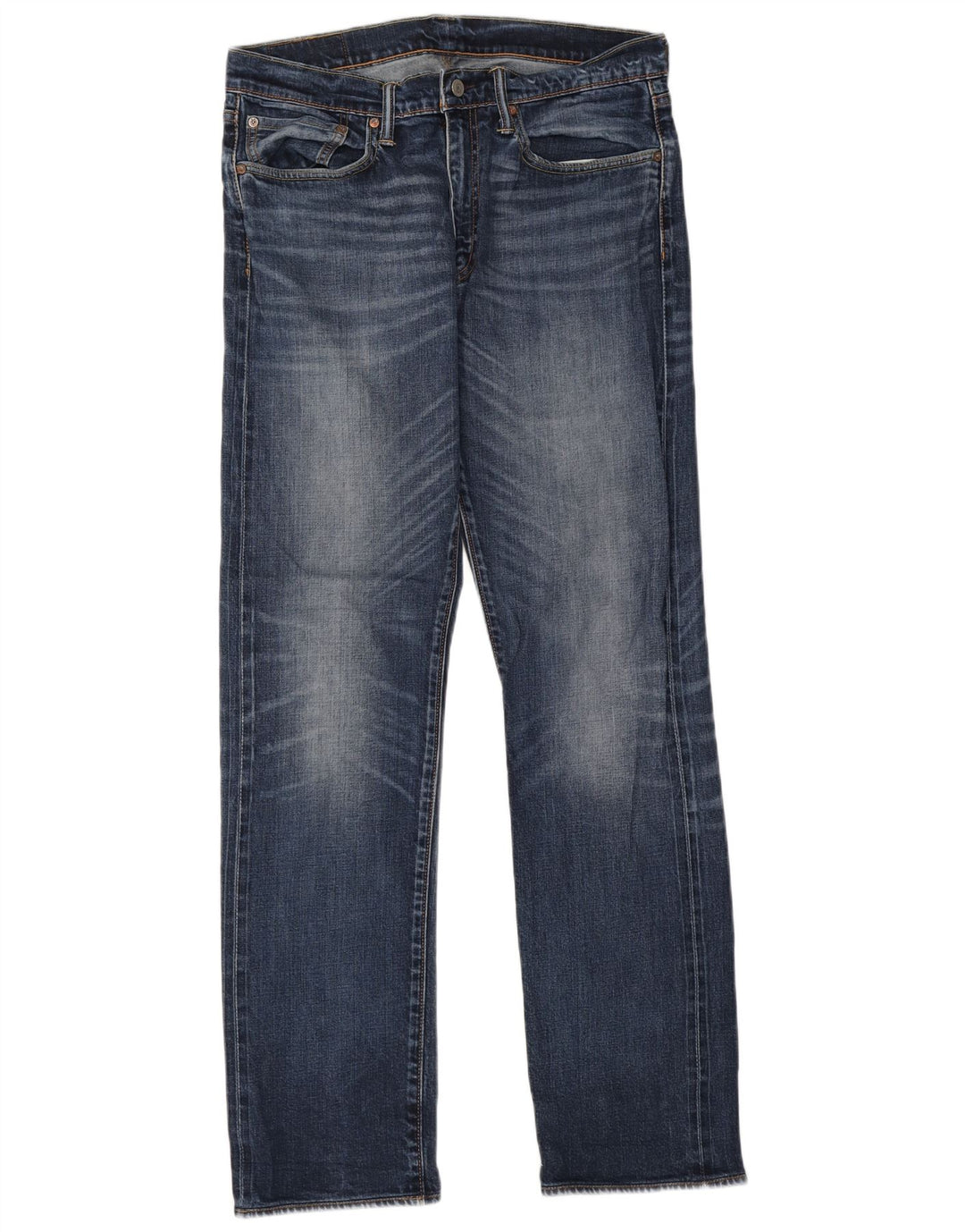 Levi's Herren 514 Straight Jeans W34 L34 Blaue Baumwolle