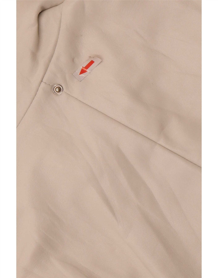 Vintage Damen Lederjacke IT 44 Mittelweiß