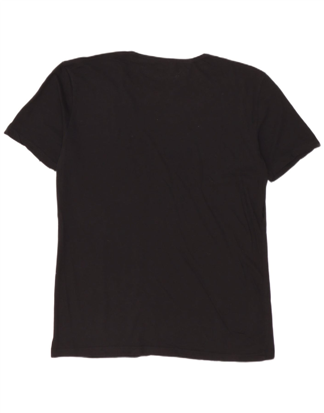 ZARA Herren Easy Fit T-Shirt Top Large Schwarz