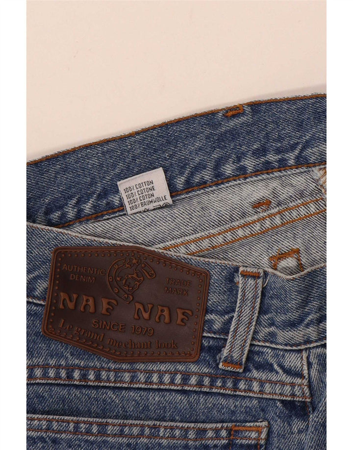 Naf Herren Straight Jeans W34 L30 Blaue Baumwolle