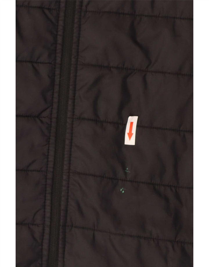 Levi's Herren Wattierte Jacke UK 40 Large Schwarz Polyester