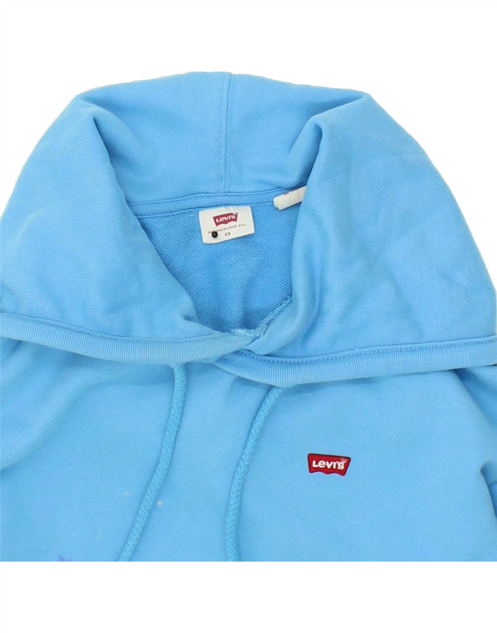 LEVI'S Mens Hoodie Jumper XS Blue Cotton Vintage Levi's and Second-Hand Levi's from Messina Hembry 