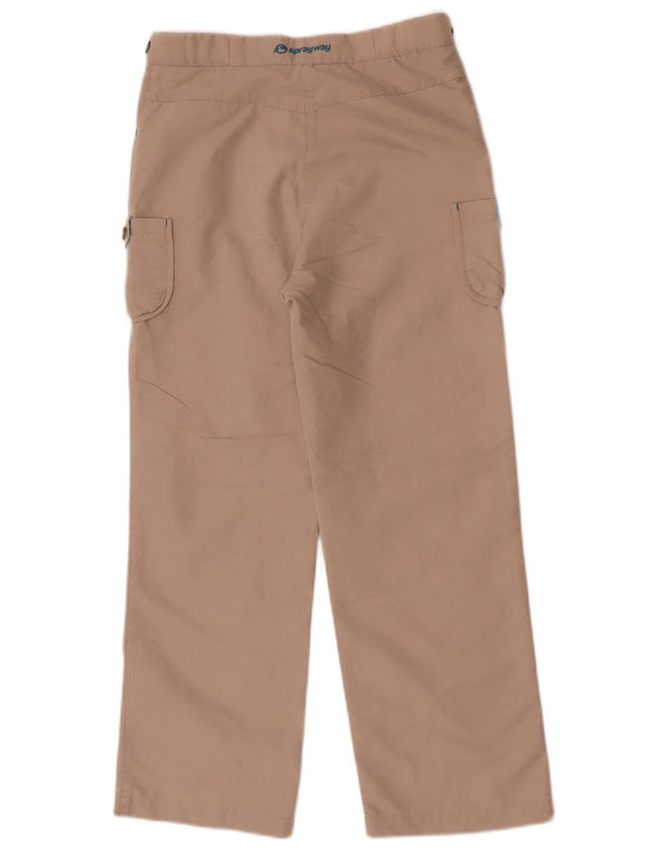 Sprayway Gerade Cargohose für Mädchen, 12–13 Jahre, W26, L25, Beige, Baumwolle