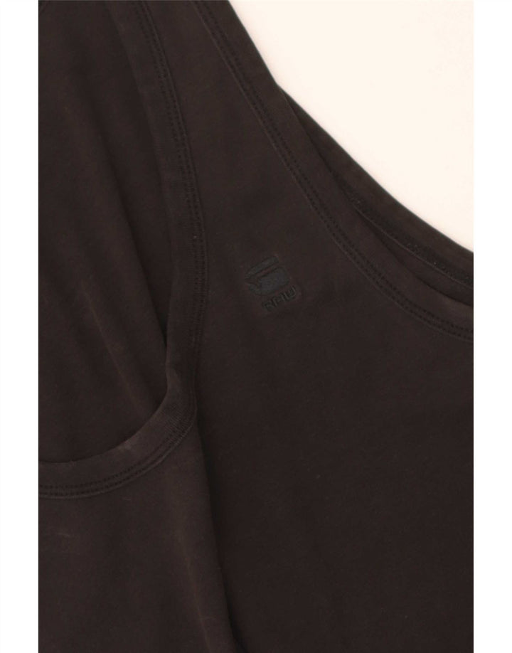 G-Star Herren-Trägershirt, groß, schwarze Baumwolle