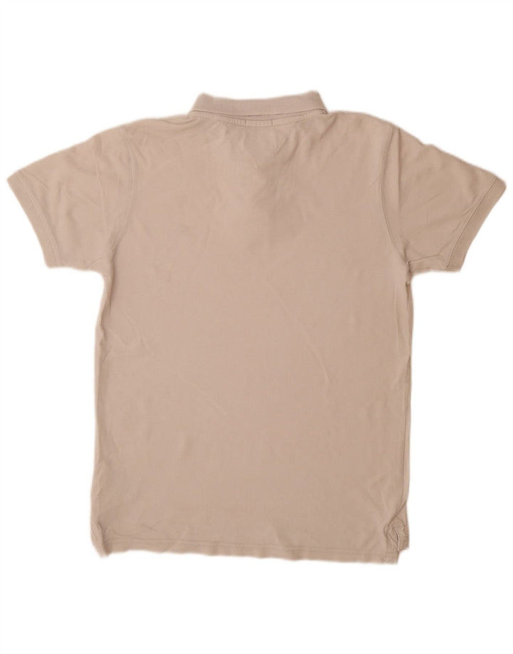 TOMMY HILFIGER Herren Poloshirt Medium Off White Baumwolle