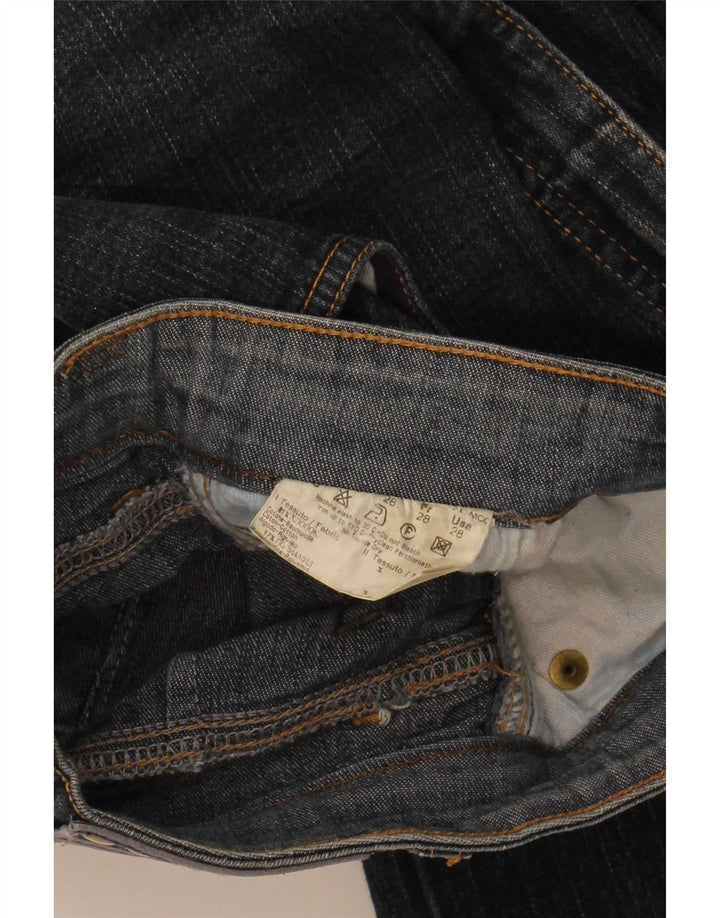 Roccobarocco Damen Straight Jeans W28 L29 Marineblaue Baumwolle
