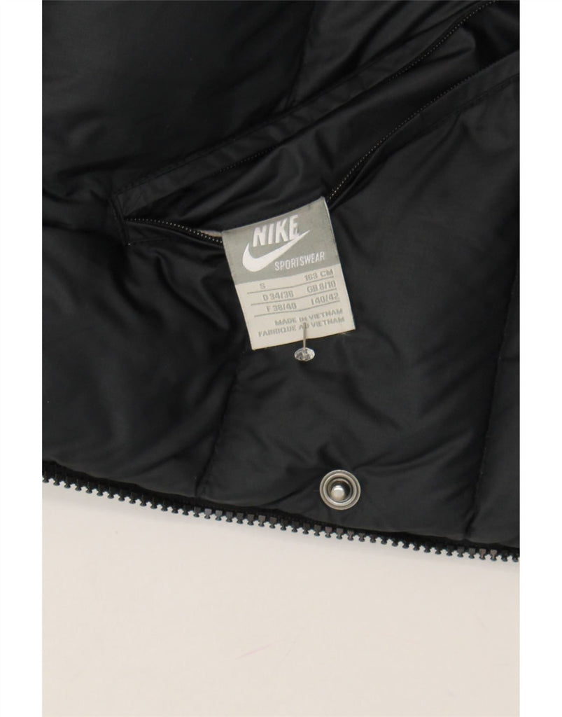 NIKE Womens Reversible Padded Gilet UK 8/10 Small Grey Colourblock Vintage Nike and Second-Hand Nike from Messina Hembry 