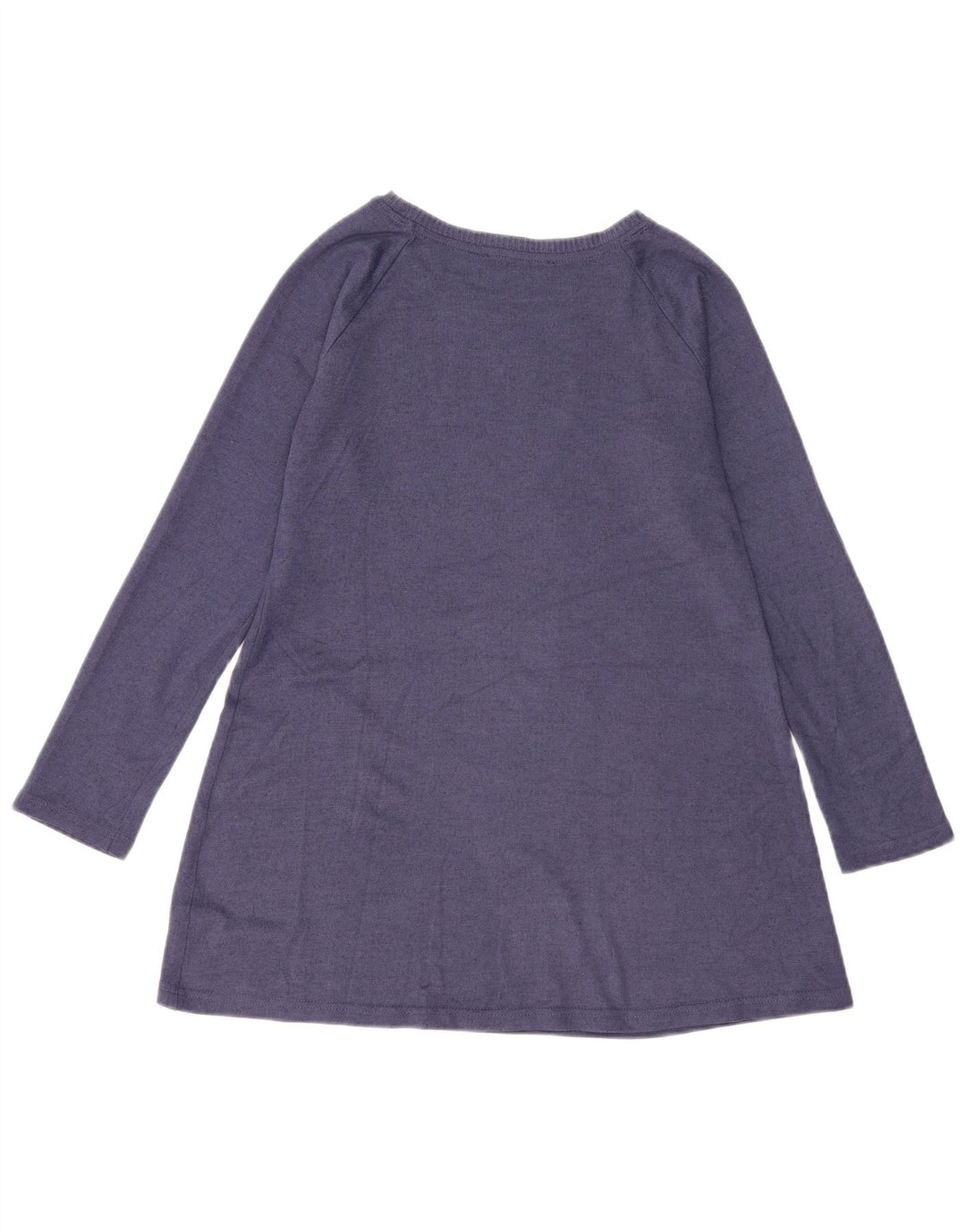Marks & Spencer Damen Langarm-Tunika-Oberteil UK 10 Small Marineblau