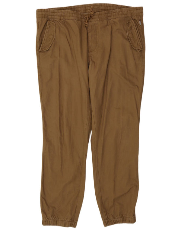 Napapijri Herren Jogger Freizeithose 3XL W46 L31 Beige Baumwolle