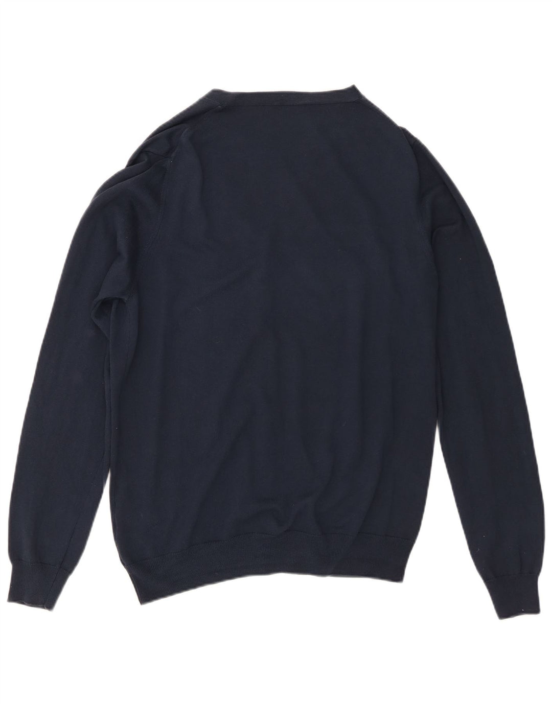 Brooksfield Herren-Strickjacke, IT 50, mittelmarineblaue Baumwolle