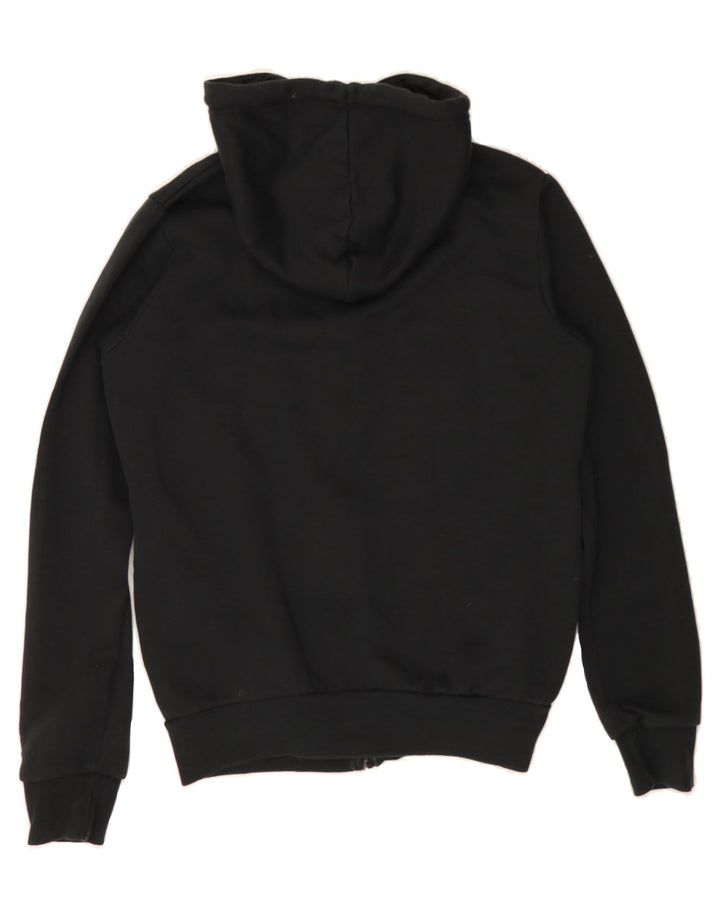 MCKENZY Mens Zip Hoodie Sweater Small Black Cotton Vintage McKenzy and Second-Hand McKenzy from Messina Hembry 