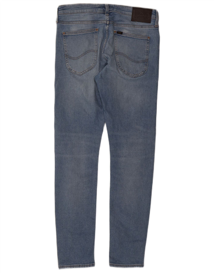 LEE Damen Malone Skinny Jeans W31 L30 Blaue Baumwolle